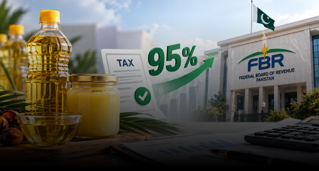 FBR Allows 95% Input Tax Adjustment for Oil and Ghee Manufacturers