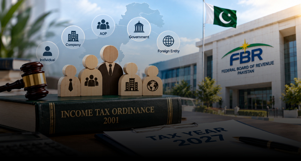 FBR Defines Person Under Income Tax Ordinance for Tax Year 2027