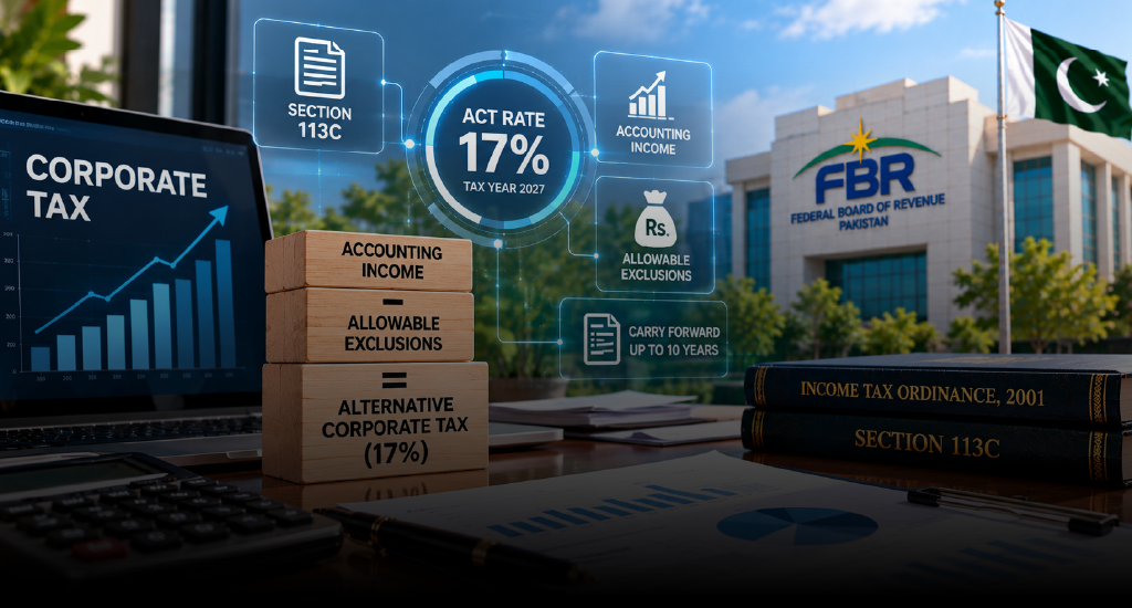 Alternative Corporate Tax in Pakistan - Tax Year 2027