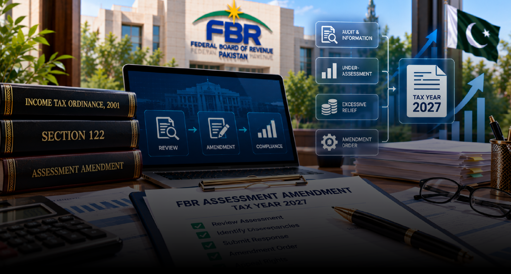 FBR Assessment Amendment Powers for Tax Year 2027