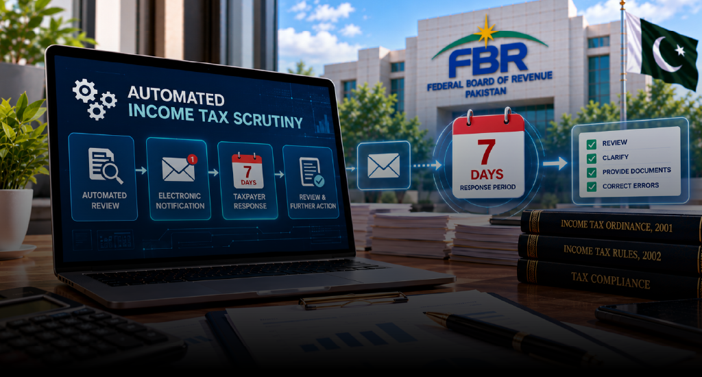 FBR Proposes Automated Income Tax Scrutiny with Seven-Day Response Period in Pakistan