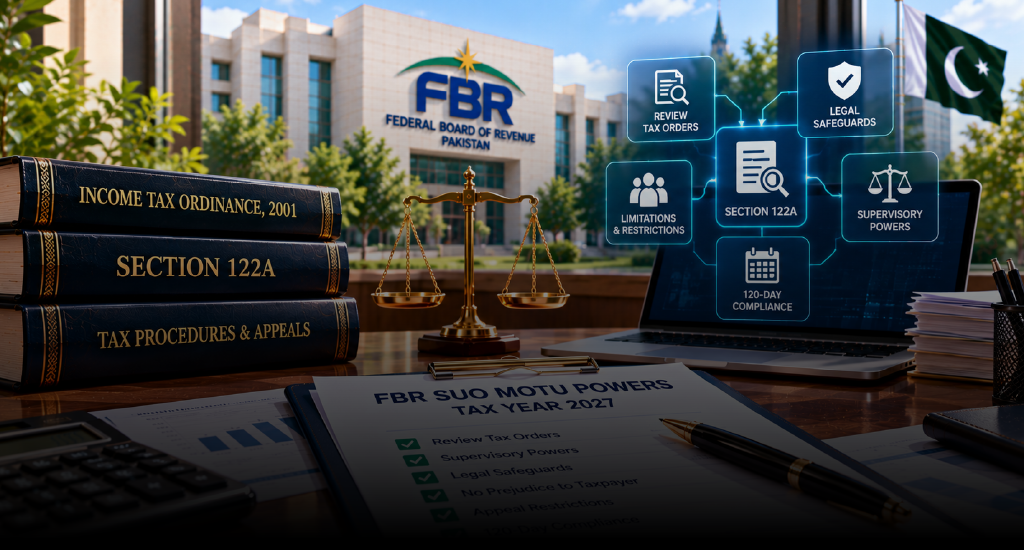 FBR Suo Motu Powers for Tax Year 2027: Section 122A Explained