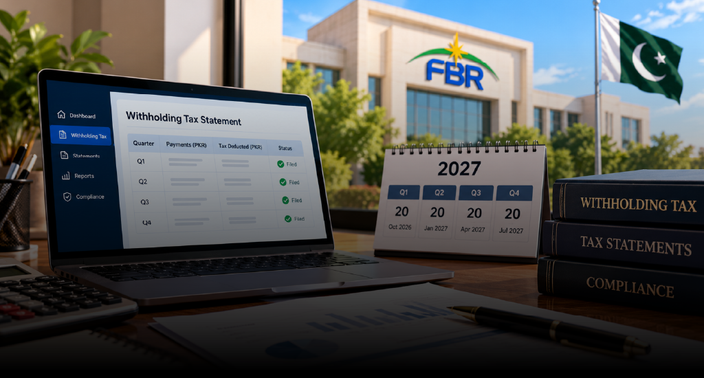 FBR Withholding Tax Statements for Tax Year 2027: Filing Rules and Deadlines