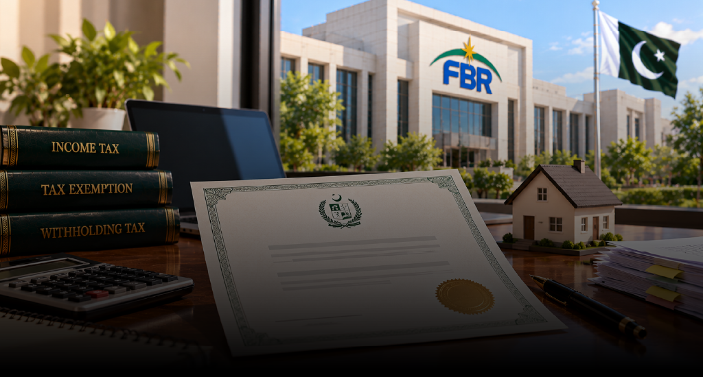Income Tax Exemption Certificate in Pakistan for Tax Year 2027
